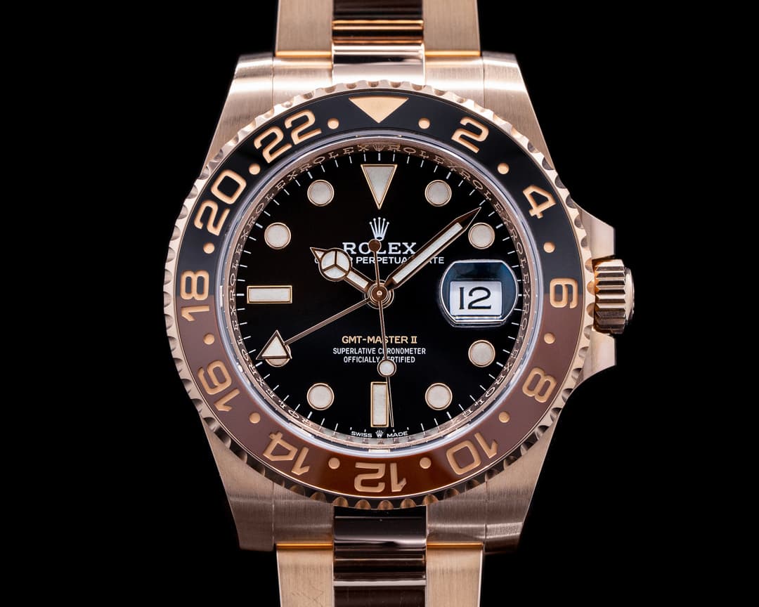 Rolex GMT Master II 126715  18K Everose Ceramic Root Beer 2021