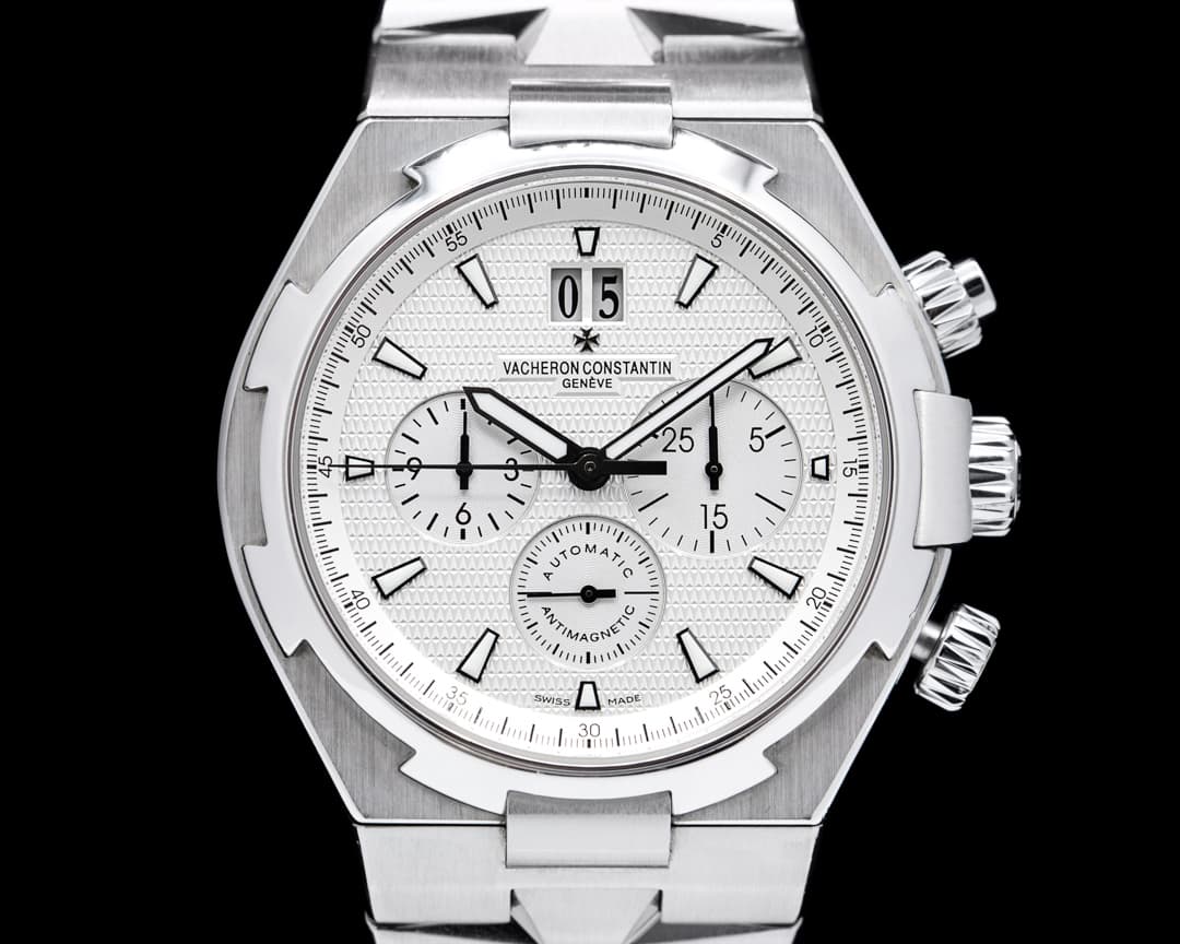Vacheron Constantin Overseas Chronograph White Dial SS / SS 