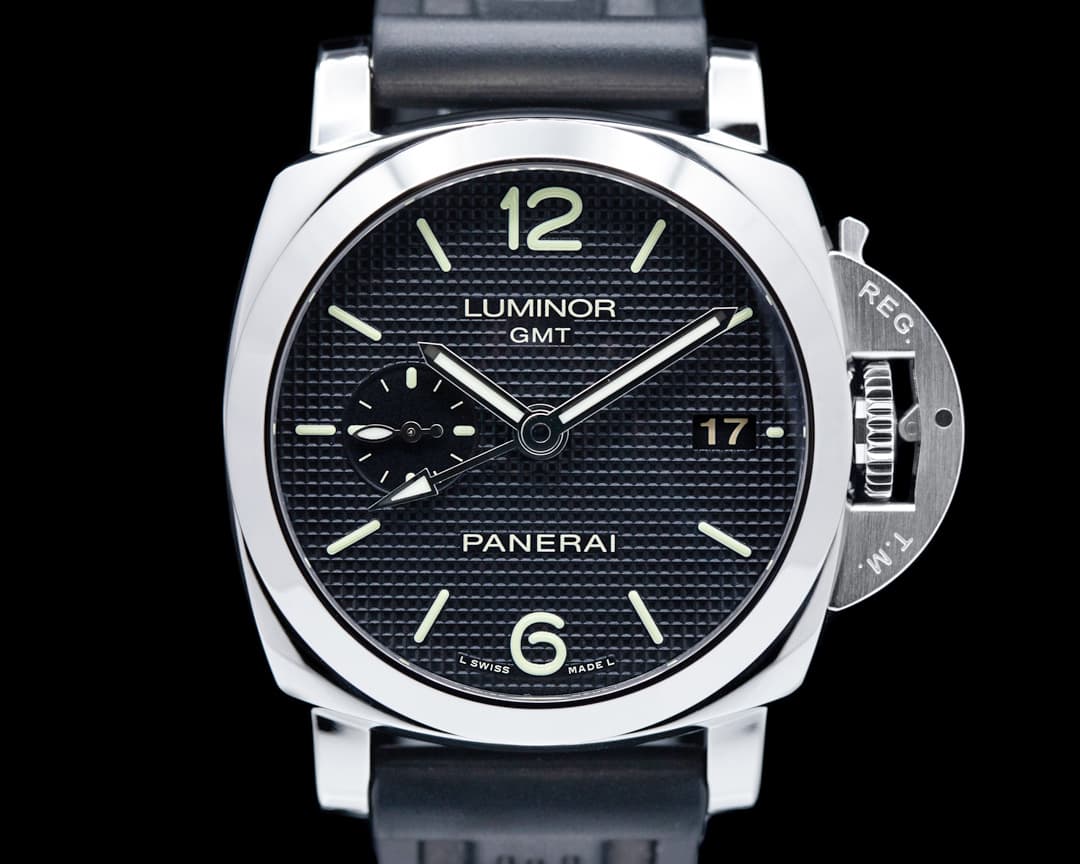 Panerai Luminor 1950 3 Day GMT SS / Rubber