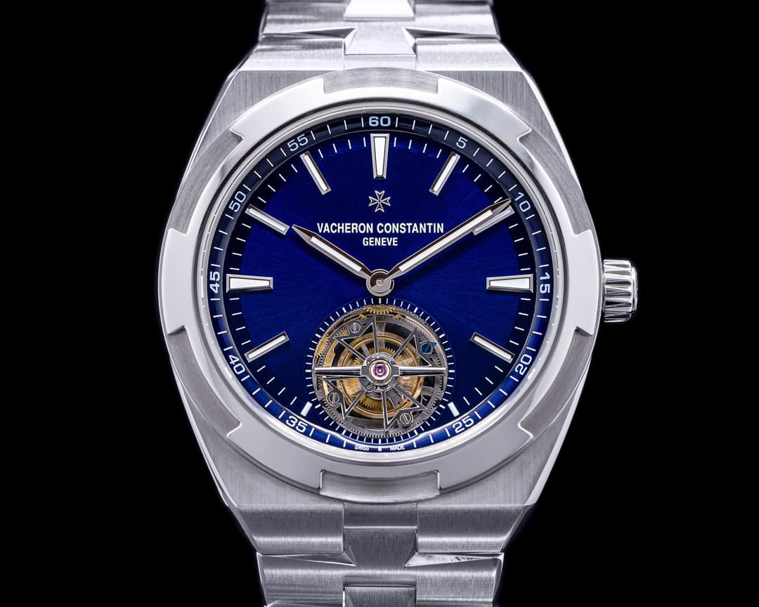 Vacheron Constantin Overseas 6000V/110A Tourbillon SS Blue Dial