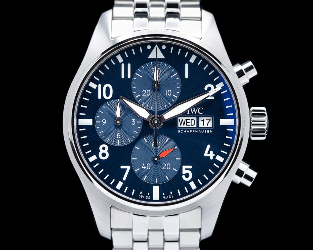 IWC Pilot's Watch Chronograph 41mm SS Blue dial 2021