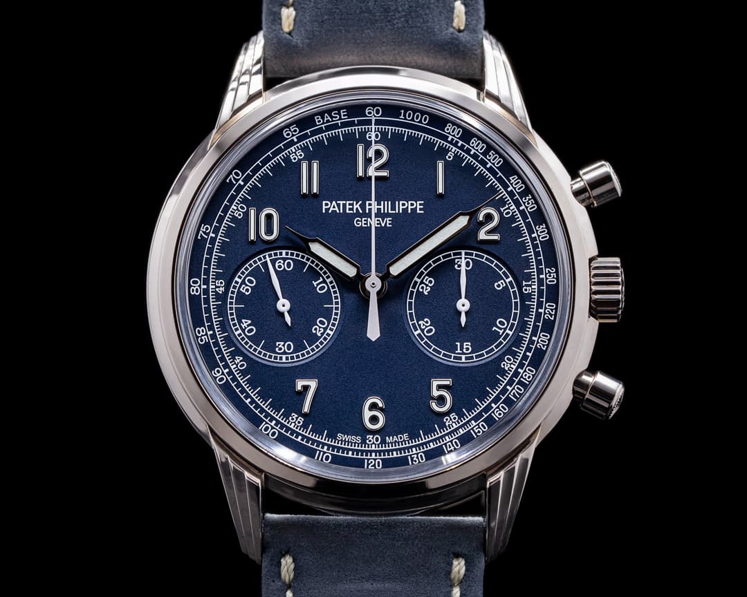 Patek Philippe Chronograph 5172G 18K White Gold Blue Dial