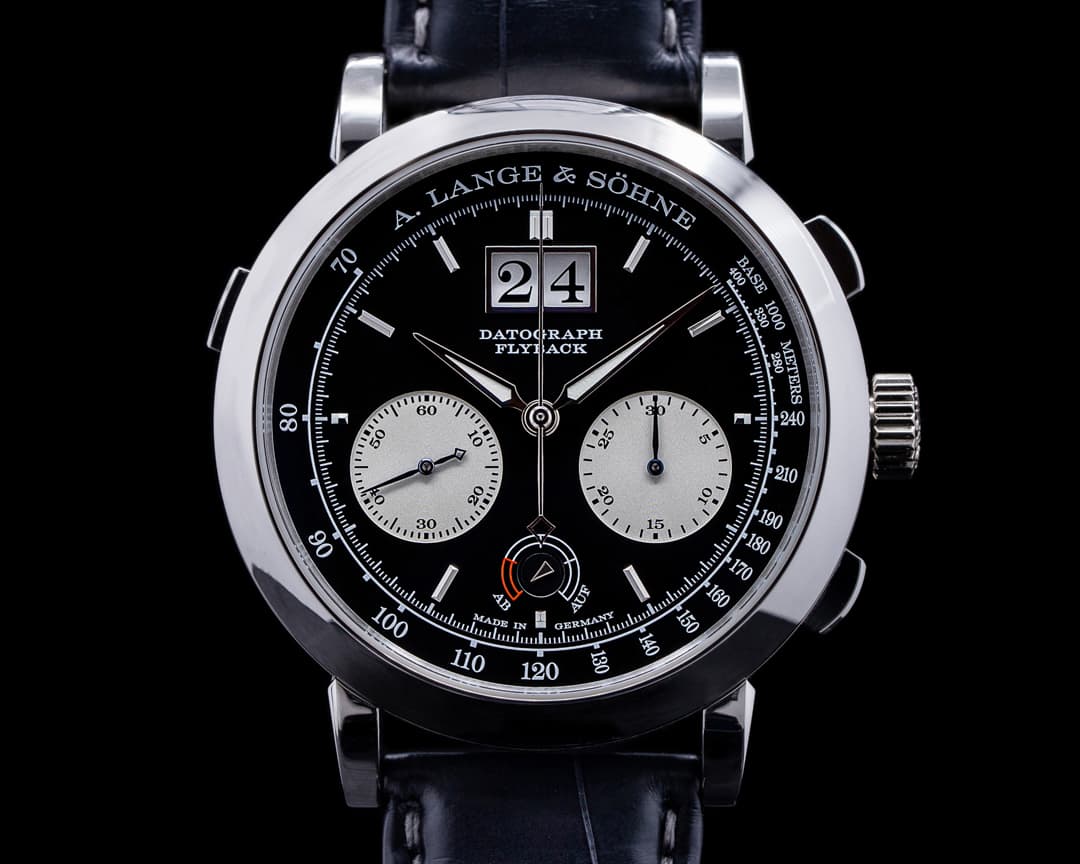 A. Lange and Sohne Datograph 405.035  Up / Down Platinum 41MM 2021 DEPLOYANT