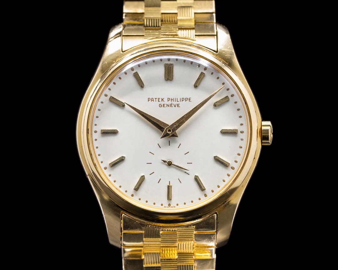 Patek Philippe Vintage 2526 Calatrava Enamel Dial 1st Series 18K Yellow Gold