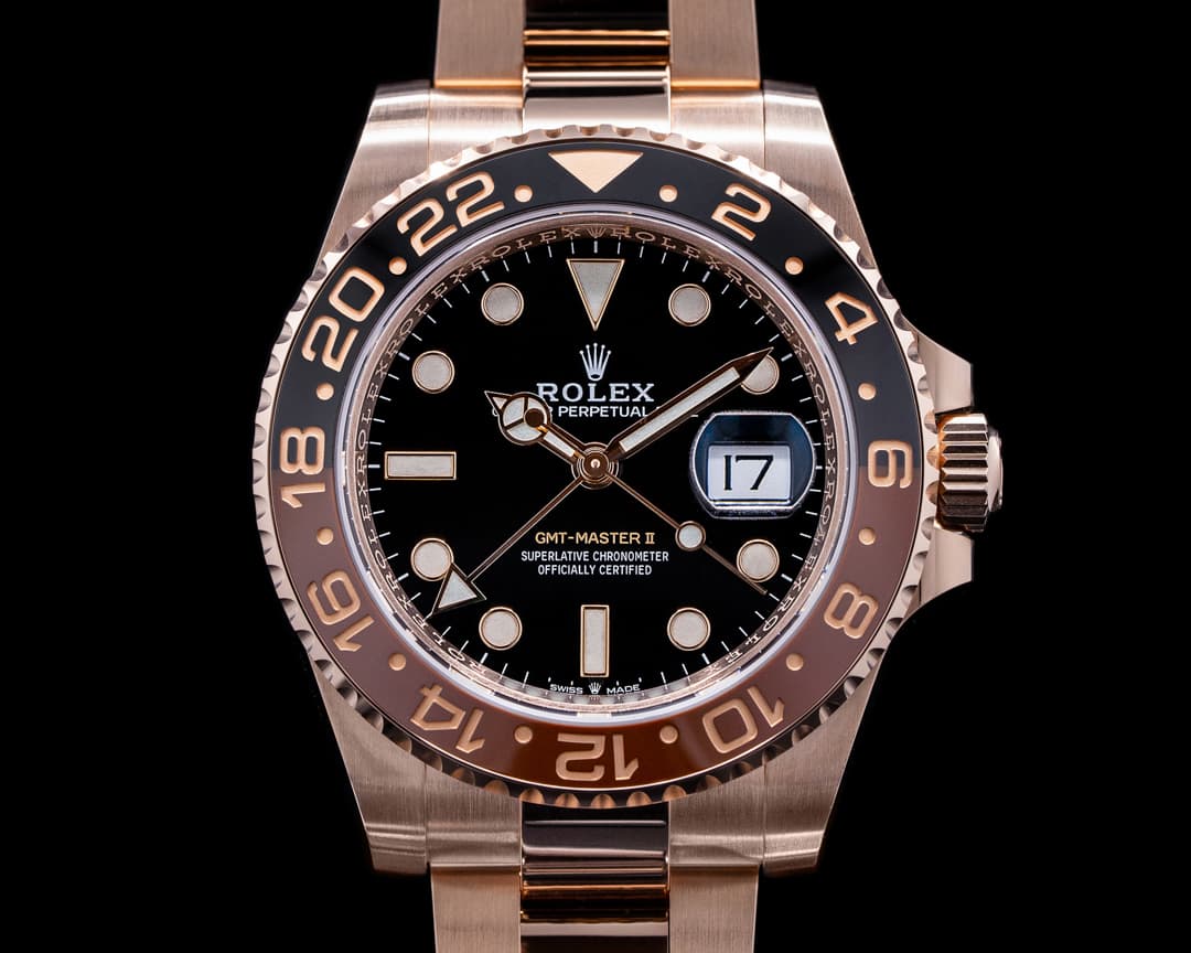 Rolex GMT Master II 126715 18K Everose Ceramic Root Beer UNWORN 2021