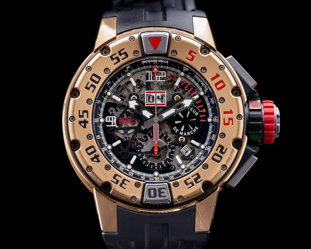 Richard Mille Richard Mille RM032 Rm32 Automatic Flyback Diver Chronograph 18k RG 