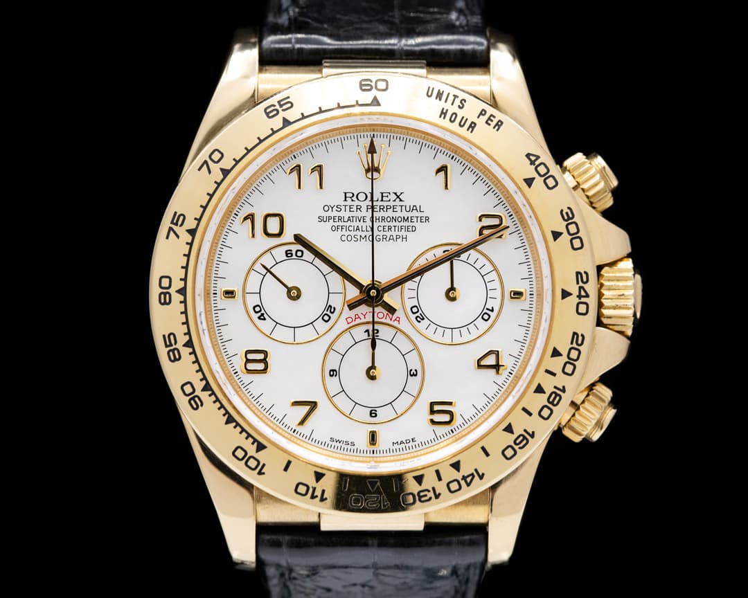 Rolex Daytona 16518 18K Yellow Gold / White MOP Dial 
