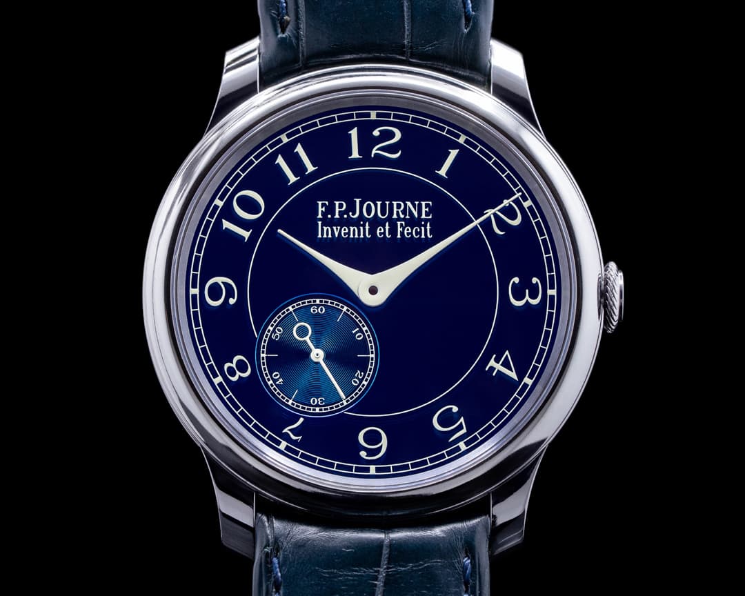 F. P. Journe Chronometre Bleu Tantalum Blue Dial 