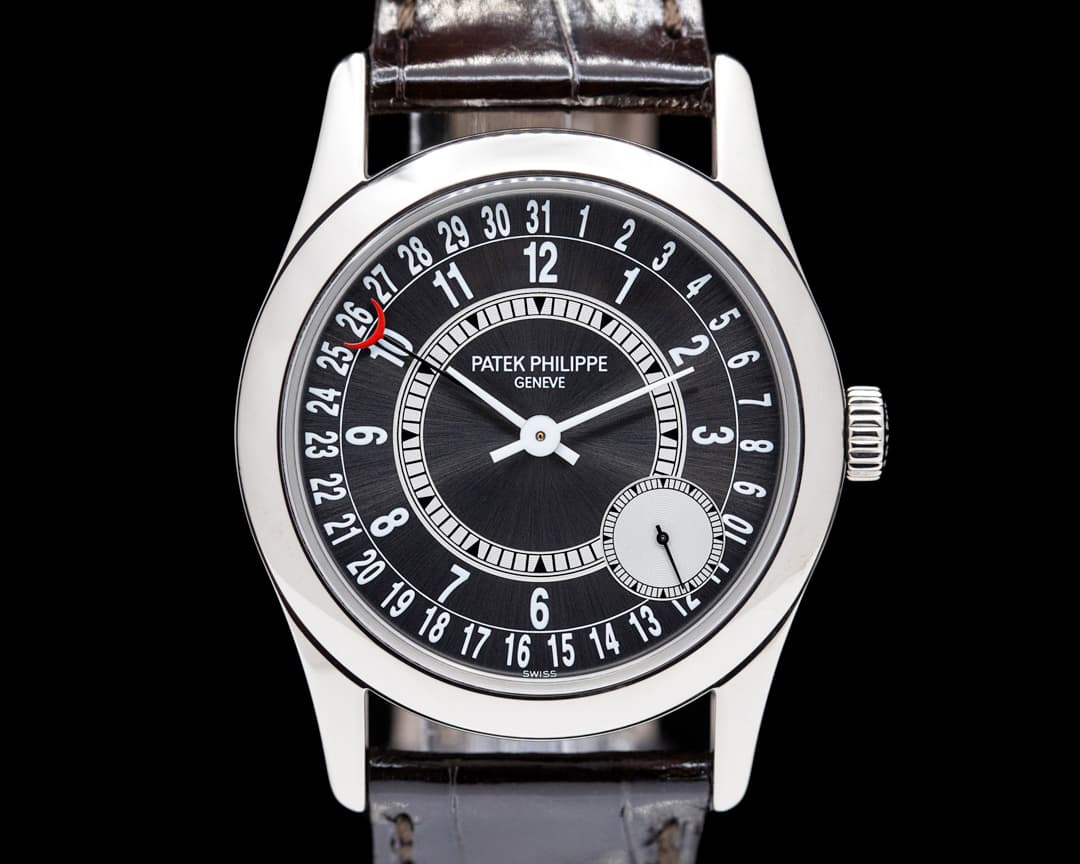 Patek Philippe Calatrava 6000G Gray Dial 18K White Gold / Deployant