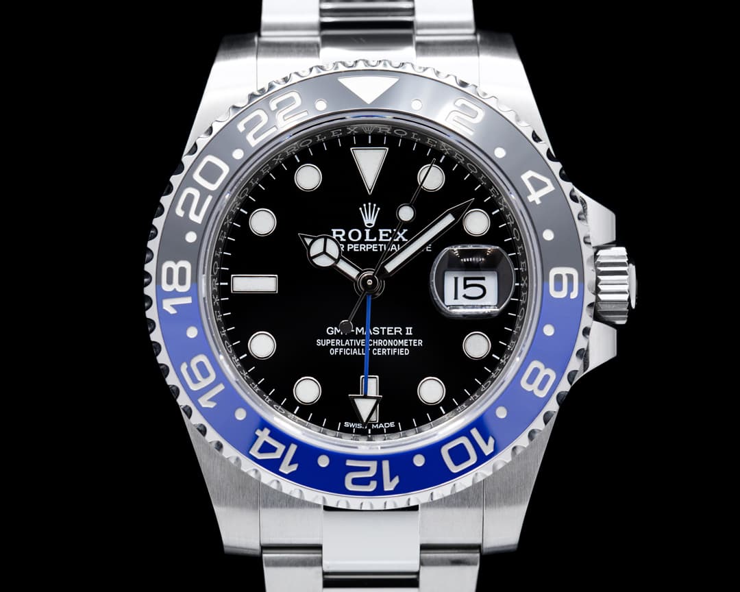 Rolex GMT Master II 116710 Ceramic Batman SS Oyster Bracelet