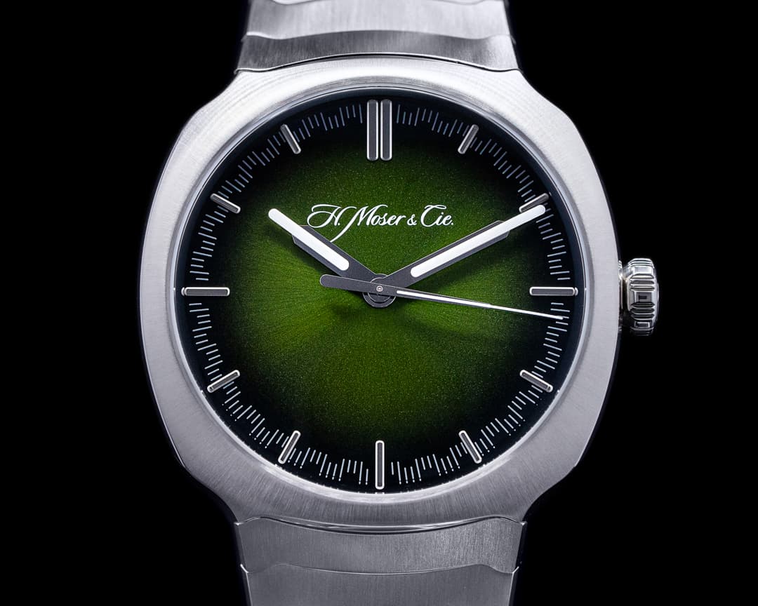H. Moser and Cie. Moser Streamliner Centre Seconds Green Dial UNWORN