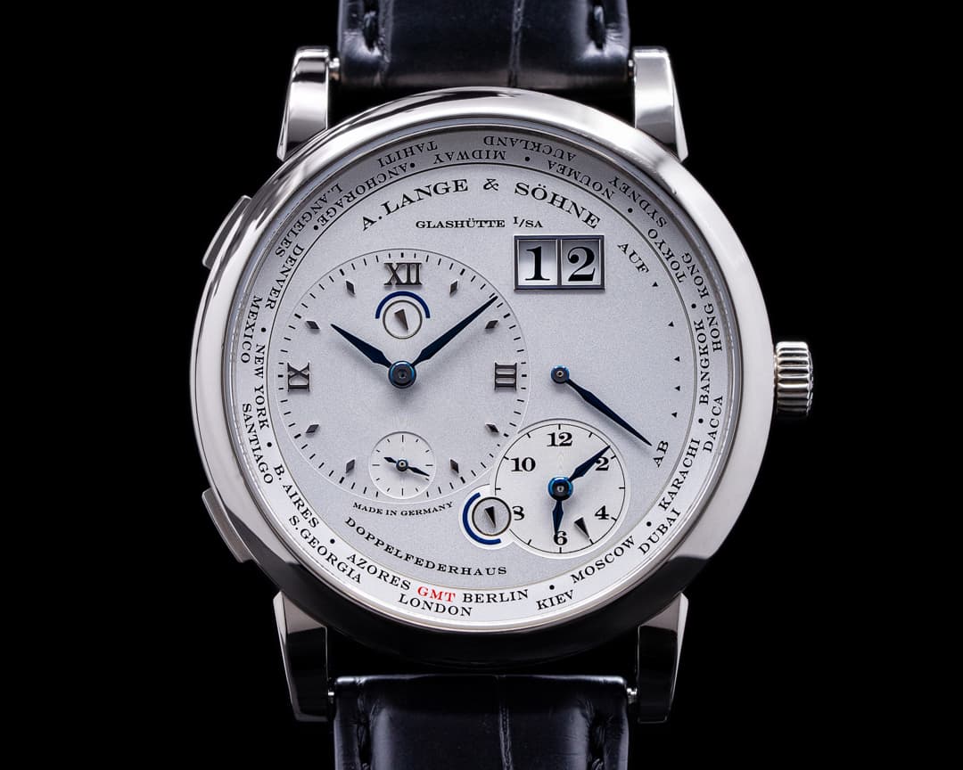 A. Lange and Sohne Lange 1 116.026 Time Zone 18K White Gold Buenos Aires Limited Edition