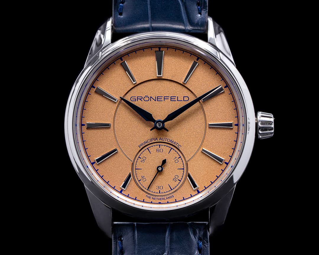 Gronefeld 1941 Principia Automatic Steel Salmon Dial 2020