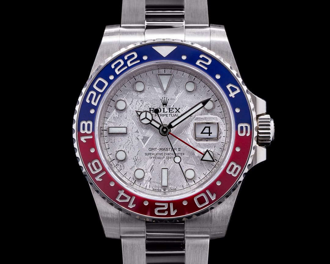 Rolex GMT Master II  126719 Meteorite Ceramic "Pepsi" 18K White Gold 