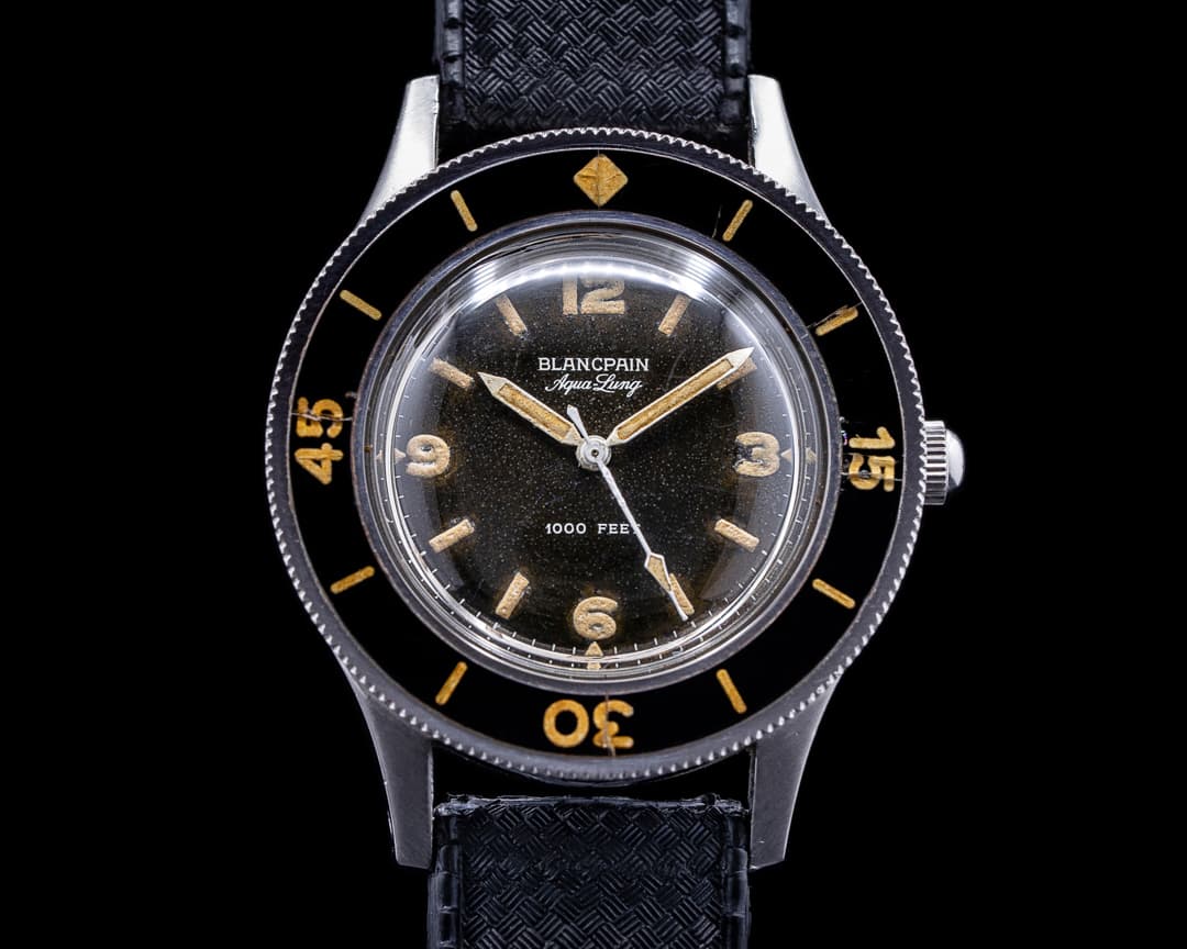Blancpain Vintage Fifty Fathoms Aqualung TROPICAL DIAL "Jacques Cousteau" 41MM