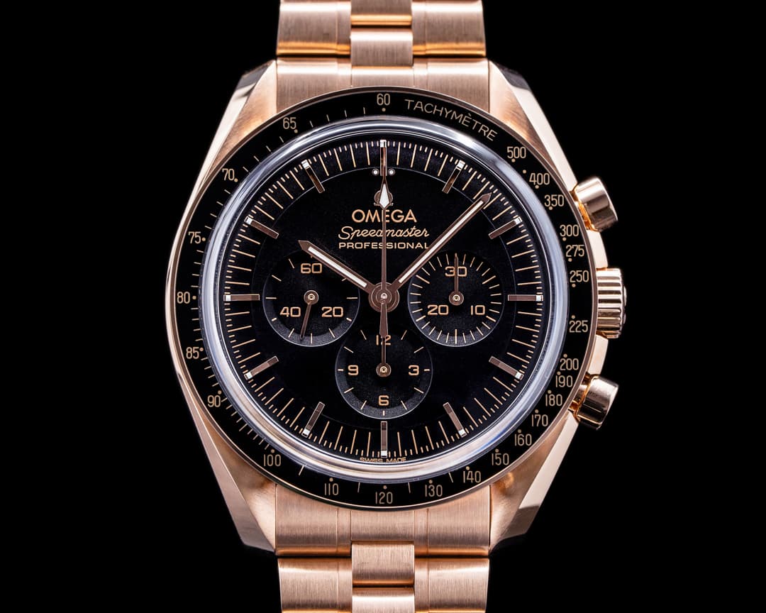 Omega Speedmaster Professional Moonwatch 18k Sedna Rose Gold 2021