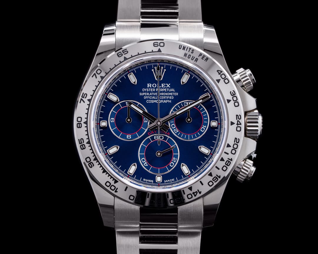 Rolex Daytona 116509 Blue Dial 18K White Gold 2021 UNWORN