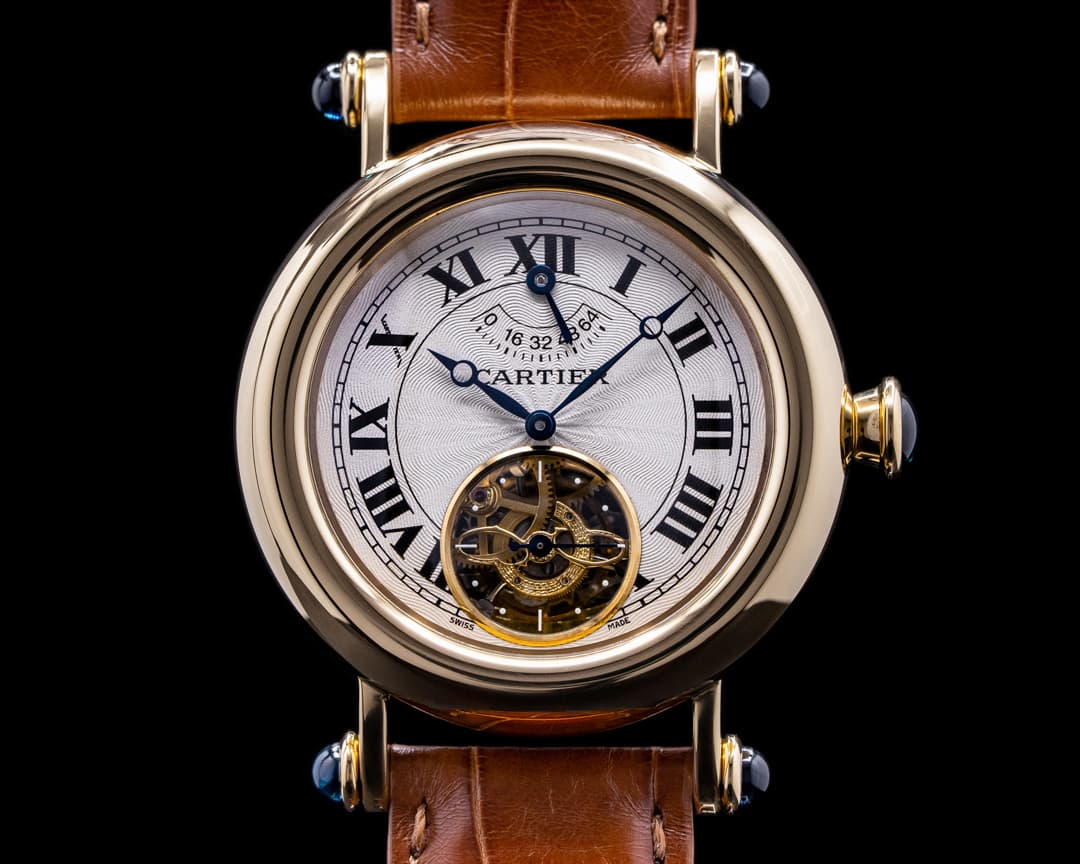 Cartier Diabolo Tourbillon Power Reserve 18k Yellow Gold