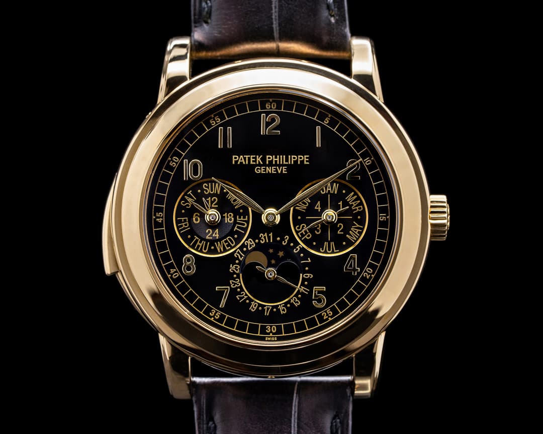 Patek Philippe 5074J Grand Complication Minute Repeater Perpetual 18K YG Black Dial 