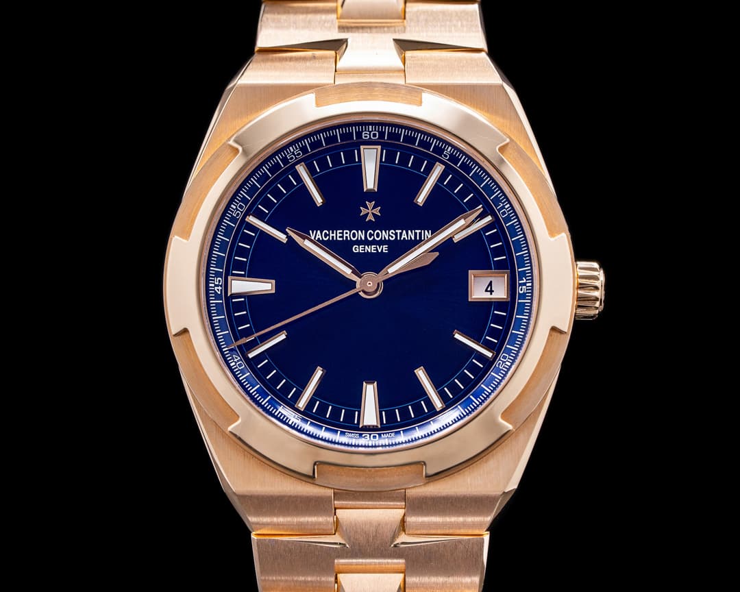 Vacheron Constantin Overseas 4500V/110R Automatic 41mm Blue Dial Rose Gold