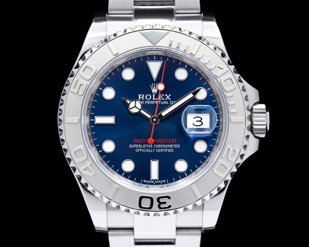 Rolex Yacht Master SS Blue Dial / Platinum Bezel 2019 