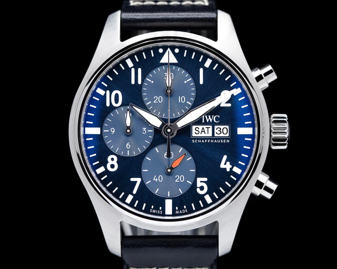 IWC Pilots Watch Chronograph 41mm SS Blue dial