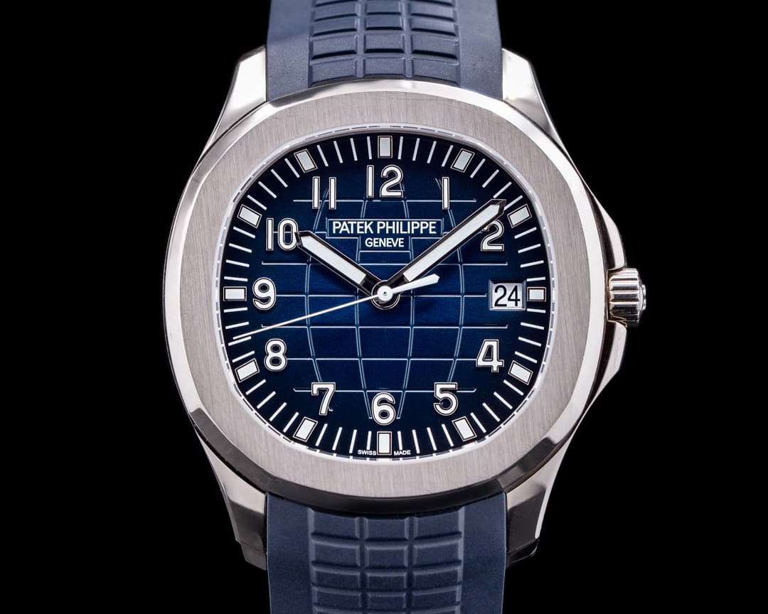 Patek Philippe Aquanaut 5168G 18K White Gold / Blue Dial 