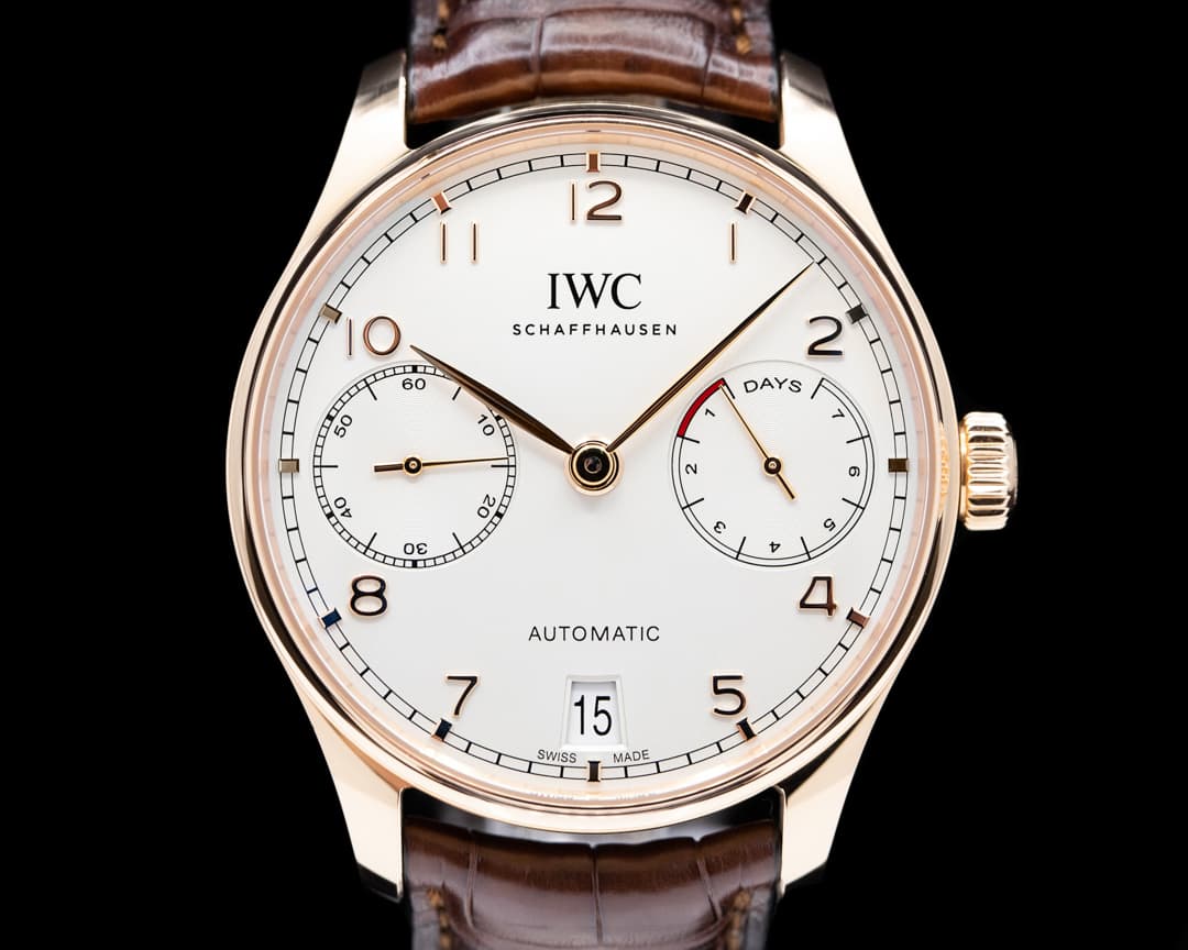 IWC Portuguese 7 Day Automatic 18K Rose Gold 