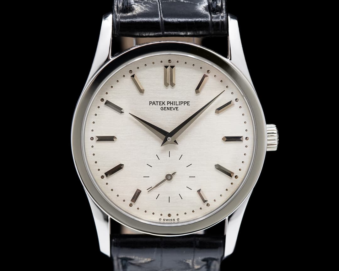 Patek Philippe Calatrava 3796P Platinum Silver Dial 