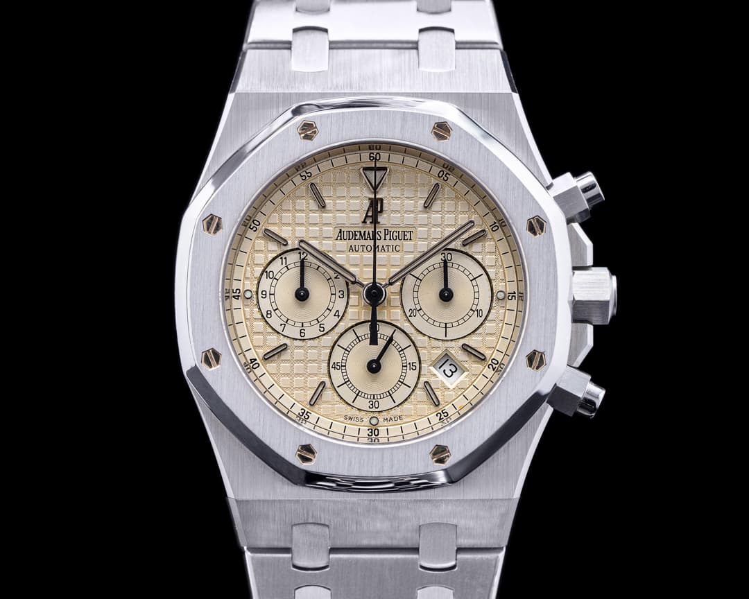 Audemars Piguet Royal Oak 25860ST Chronograph CREAM Dial SS