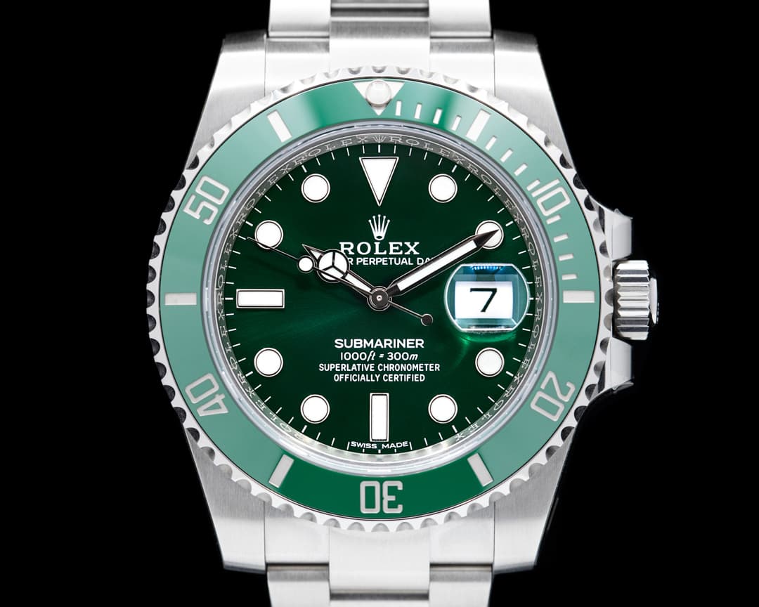 Rolex Submariner "Hulk" Green Ceramic Bezel Green Dial SS UNWORN STICKERED 
