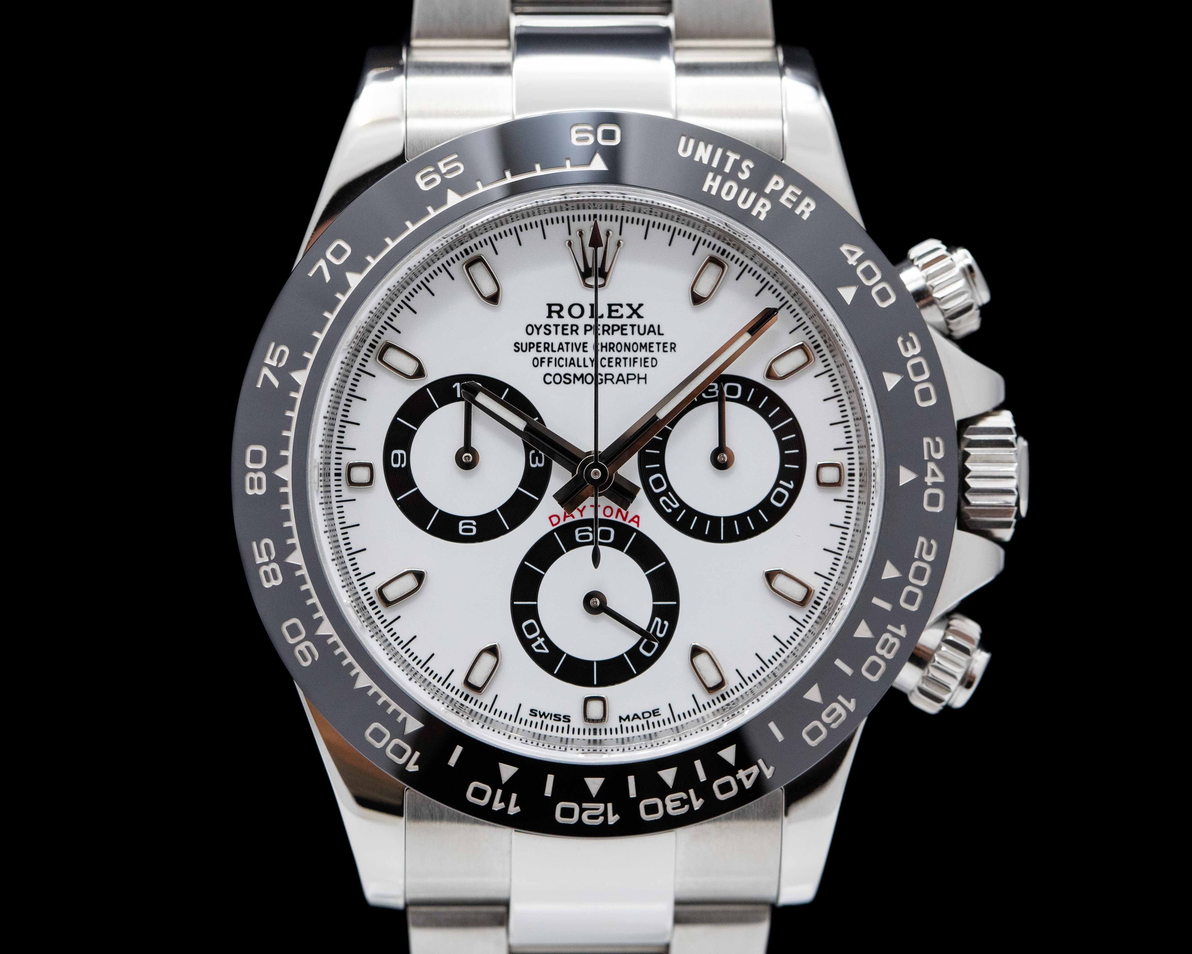 Rolex Daytona 116500LN Ceramic Bezel SS / White Dial UNWORN