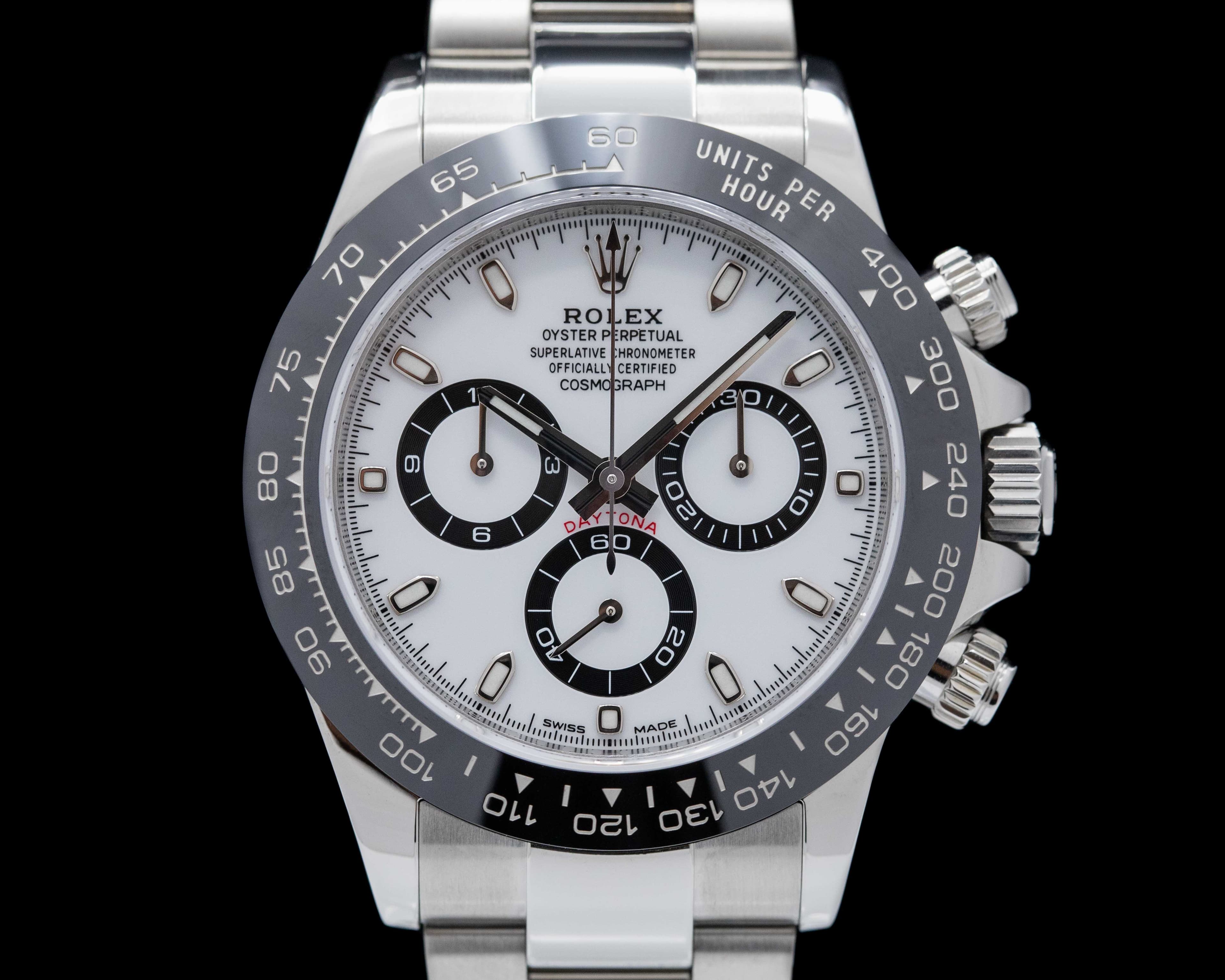 Rolex Daytona 116500LN Ceramic Bezel SS / White Dial UNWORN