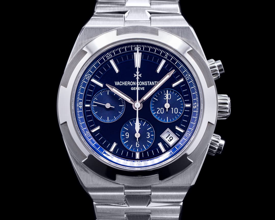 Vacheron Constantin Overseas Chronograph 5500V Blue Dial SS FULL SET 2021