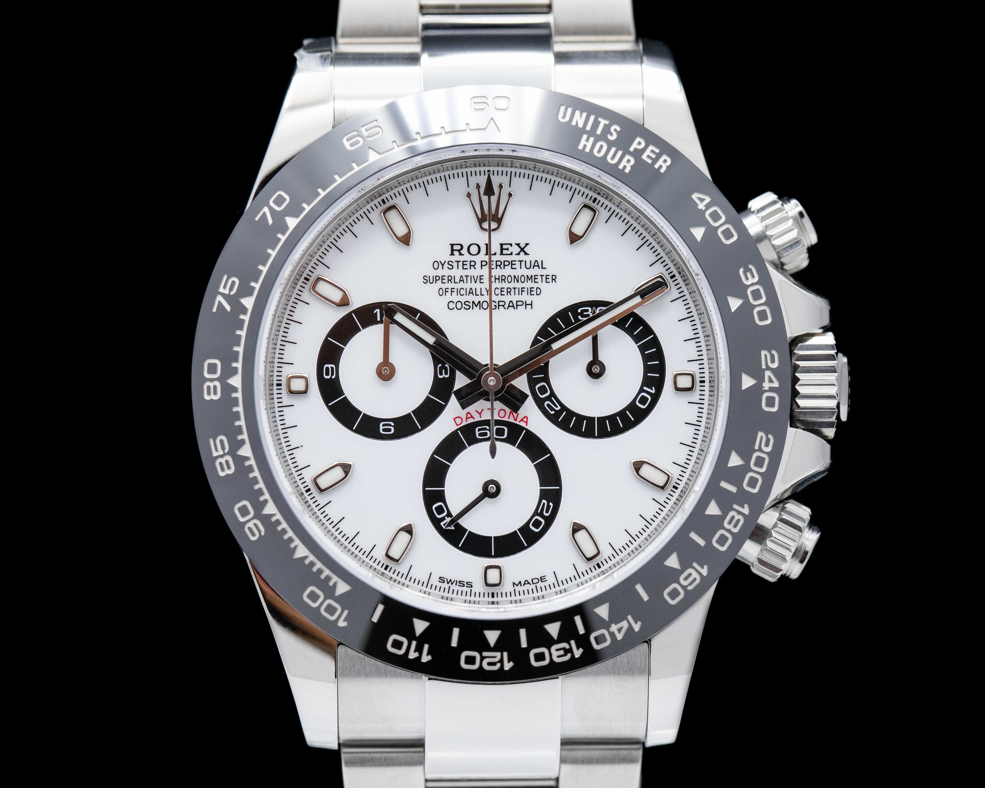 Rolex Daytona 116500LN Ceramic Bezel SS / White Dial UNWORN