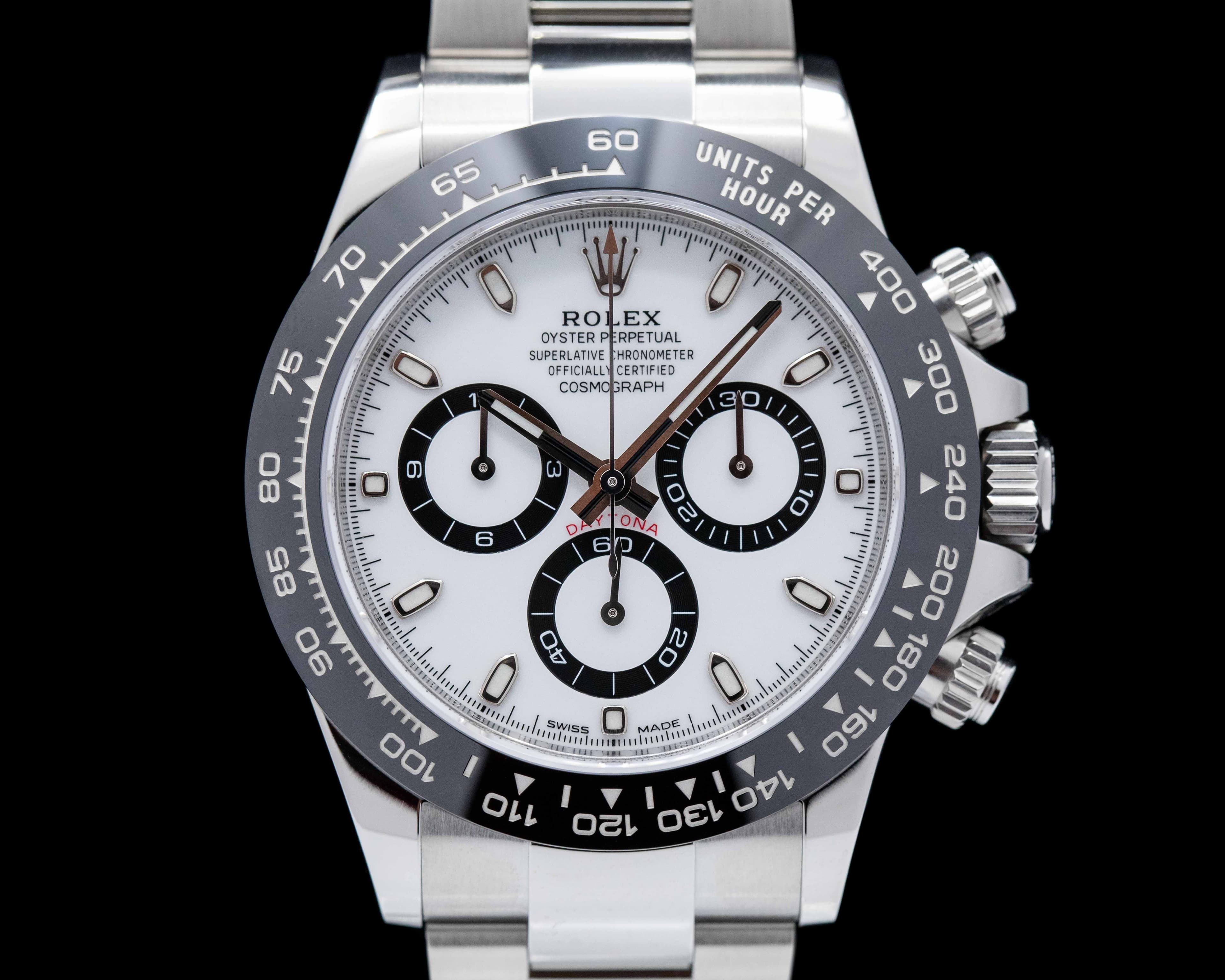 Rolex Daytona 116500LN Ceramic Bezel SS / White Dial UNWORN