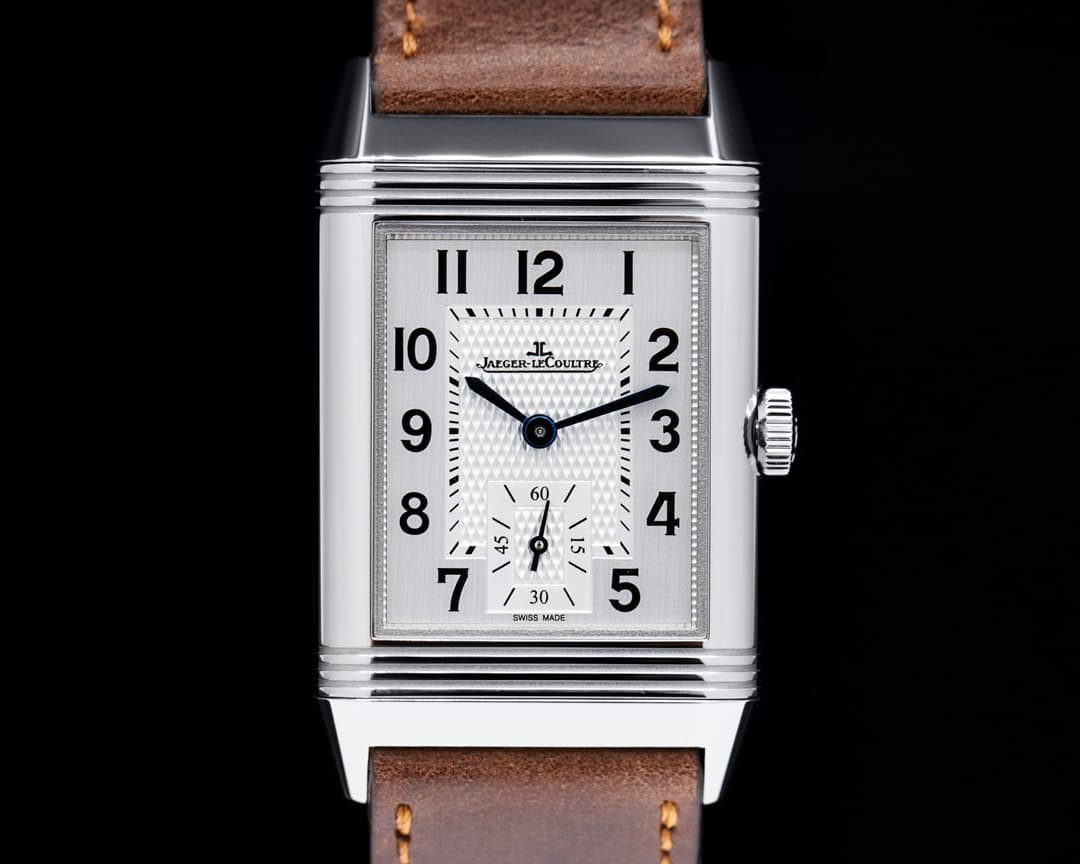 Jaeger LeCoultre Reverso Classic Medium Duoface SS / Strap 