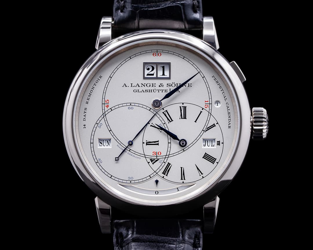 A. Lange and Sohne Richard Lange Perpetual Calendar "TERRALUNA" 18K White Gold 2021