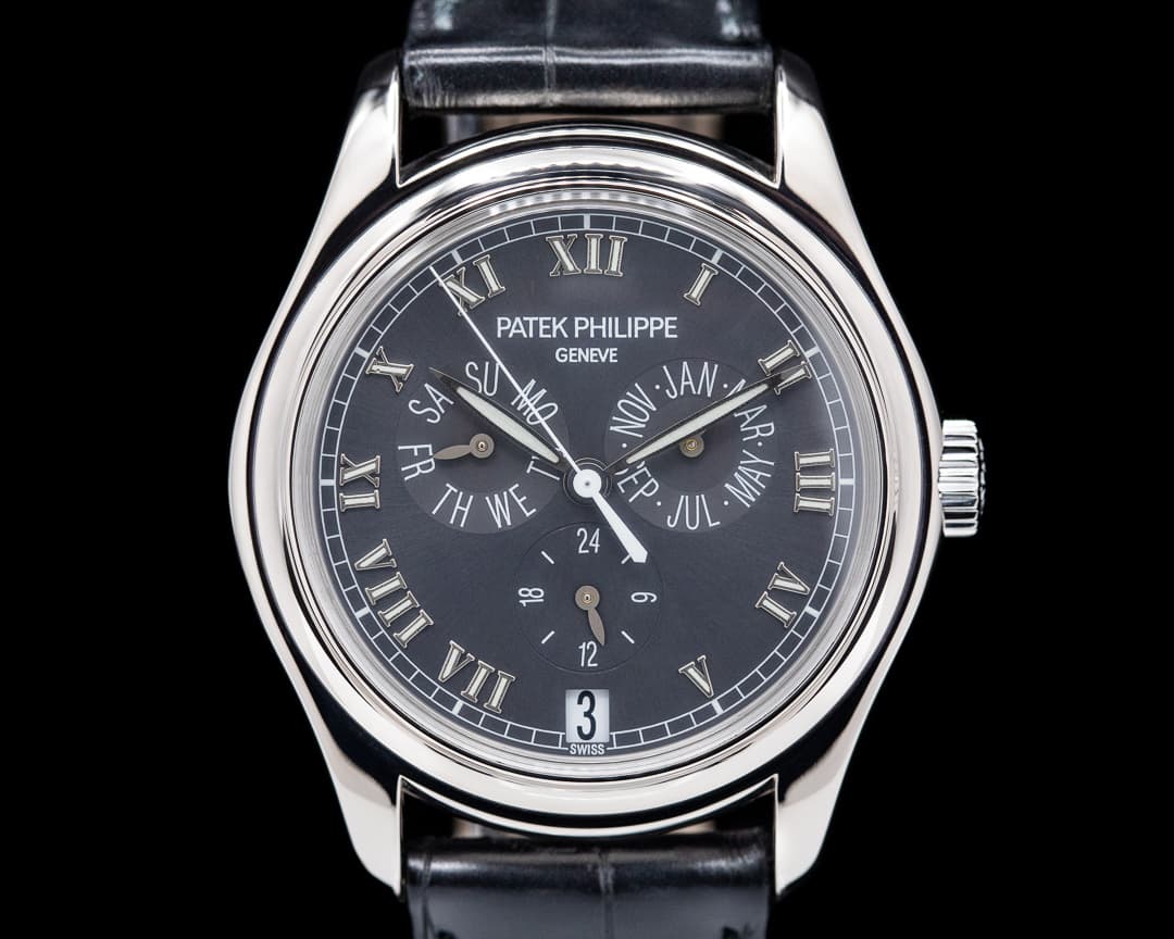 Patek Philippe Annual Calendar 5035G 18K White Gold Grey Dial RARE