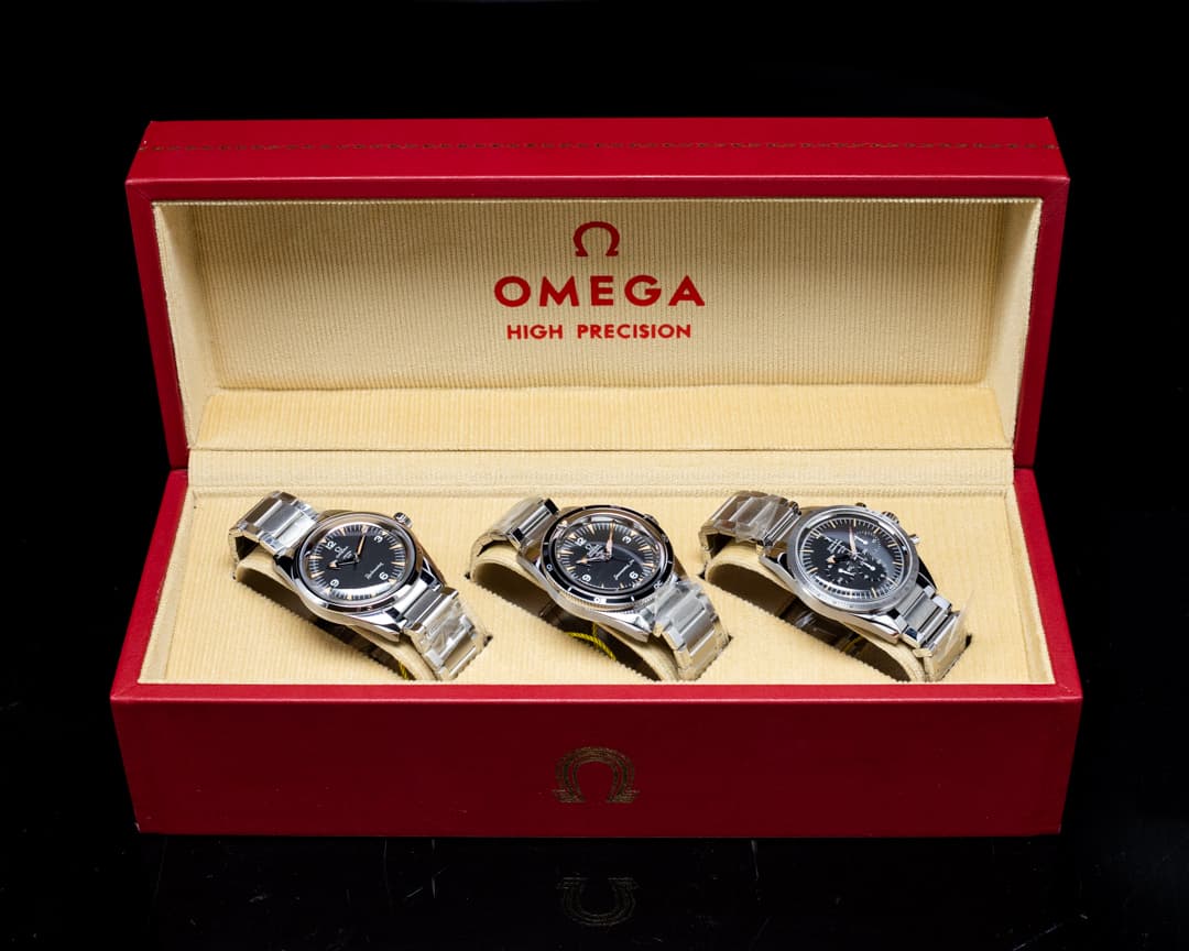Omega 1957 Trilogy Set Limited Edition 3 Watch Set FULL SET UNWORN