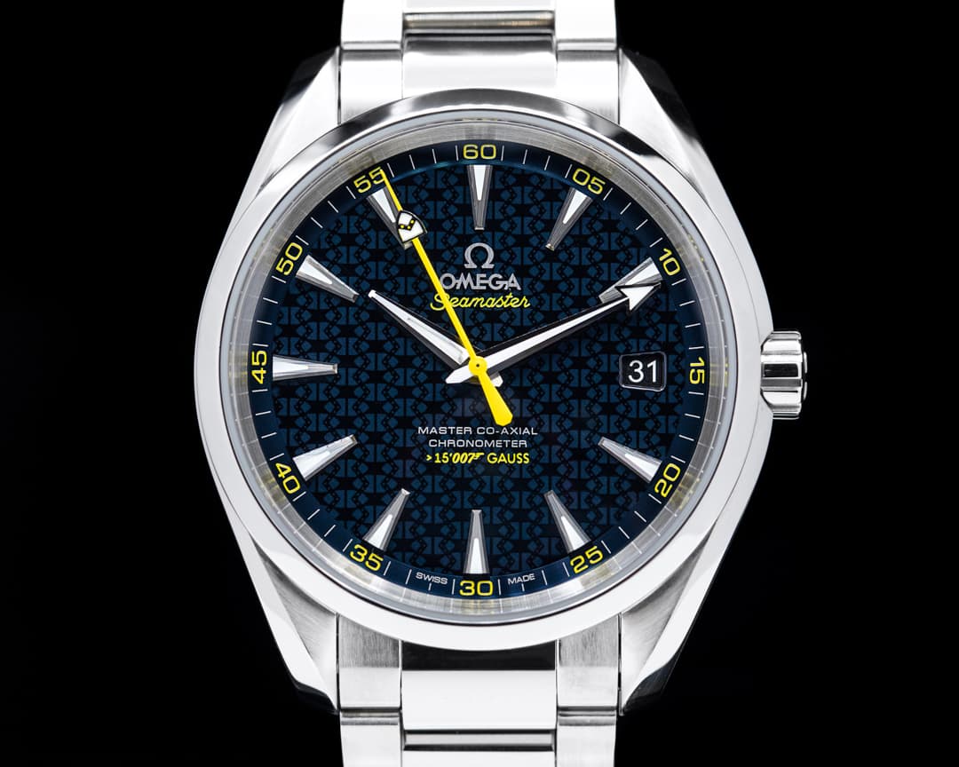 Omega Aqua Terra James Bond SPECTRE Co-Axial 150M Blue Dial SS