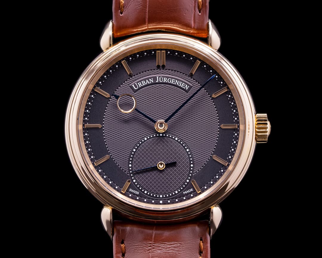 Urban Jurgensen 1140L Rose Gold Brown Dial RARE