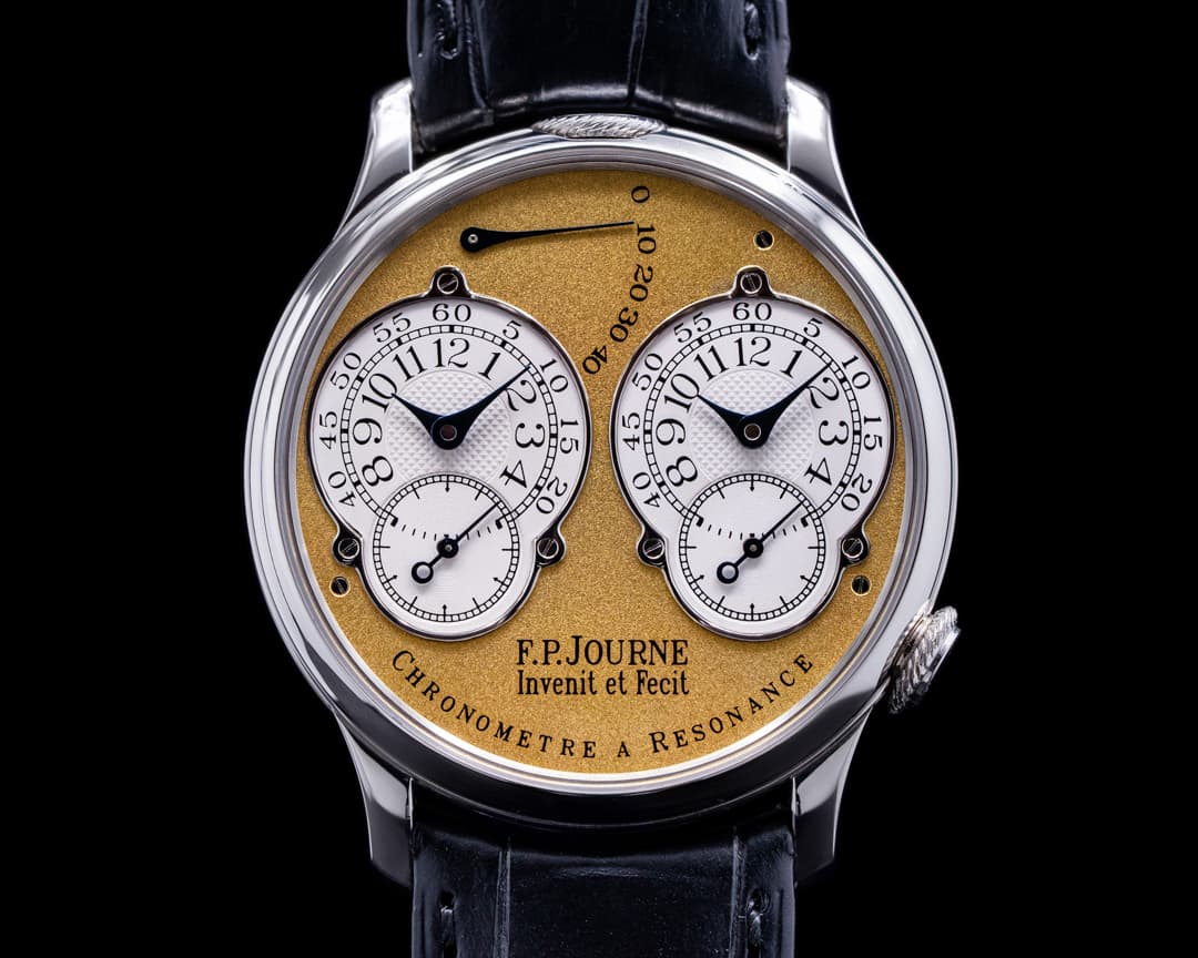 F. P. Journe Chronometre Resonance Platinum BRASS MOVEMENT 38MM FULL SET 2002