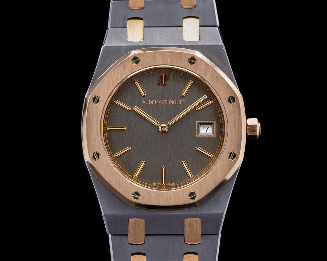Audemars Piguet Royal Oak 56175TR Cuir Quartz 18K Rose Gold / Tantalum 34MM