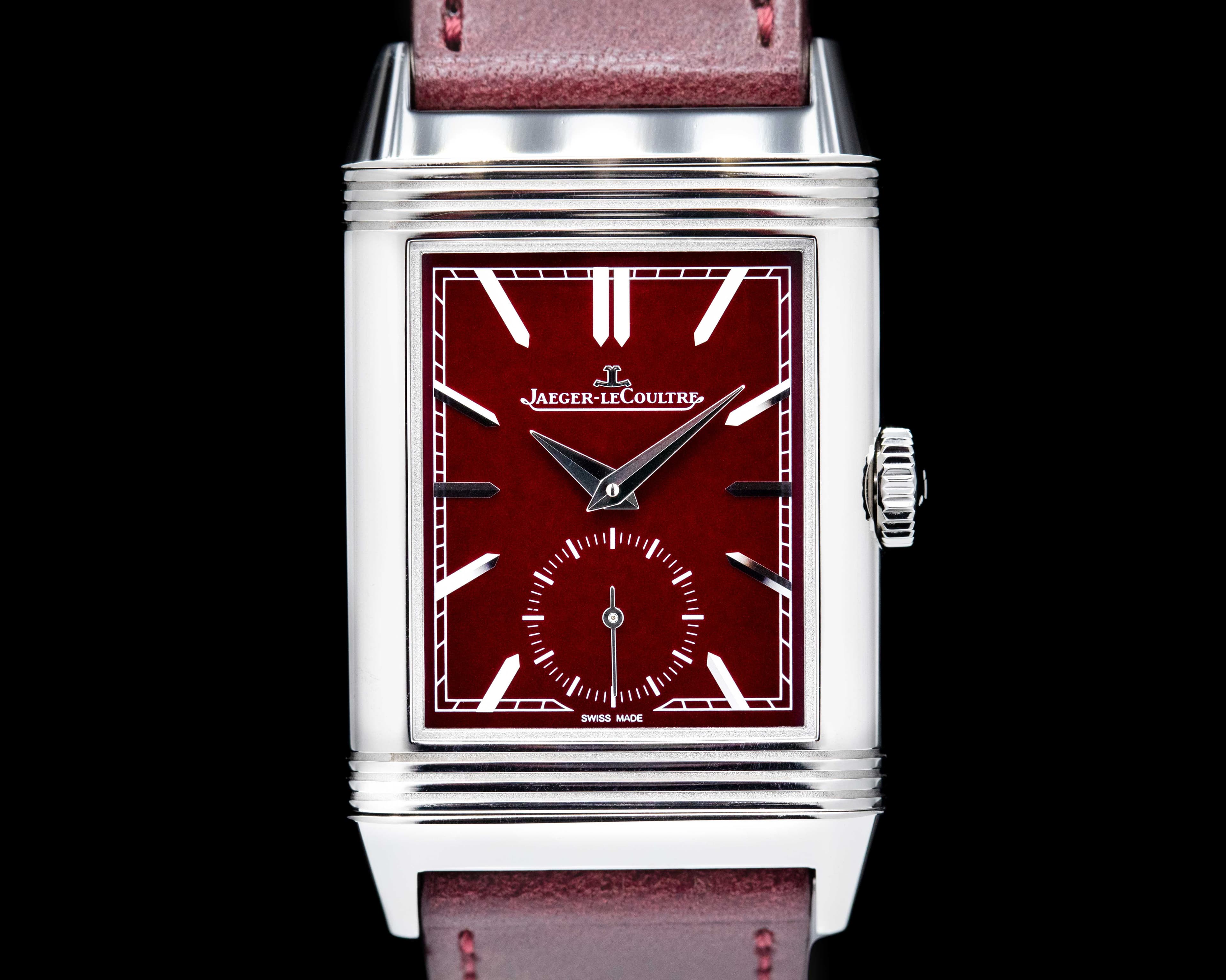 Jaeger LeCoultre Reverso Tribute Small Seconds Burgundy 2021