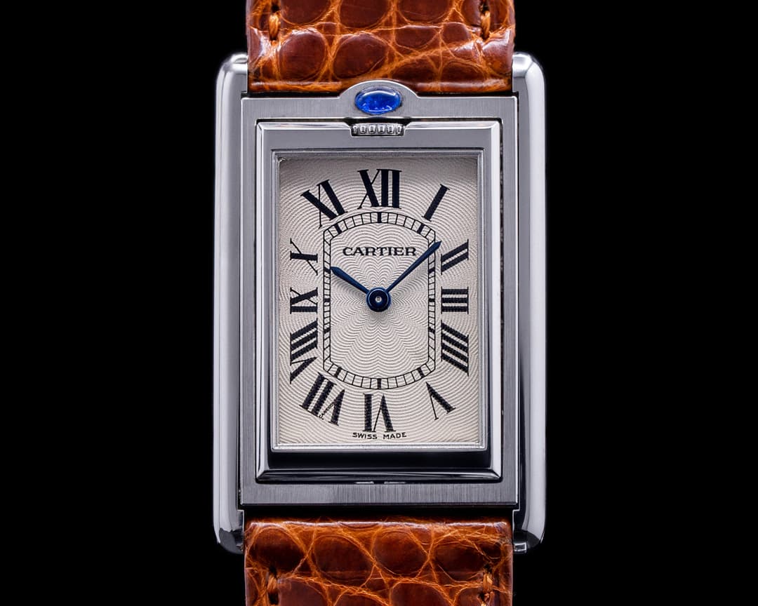 Cartier Tank Basculante Mecanique SS  