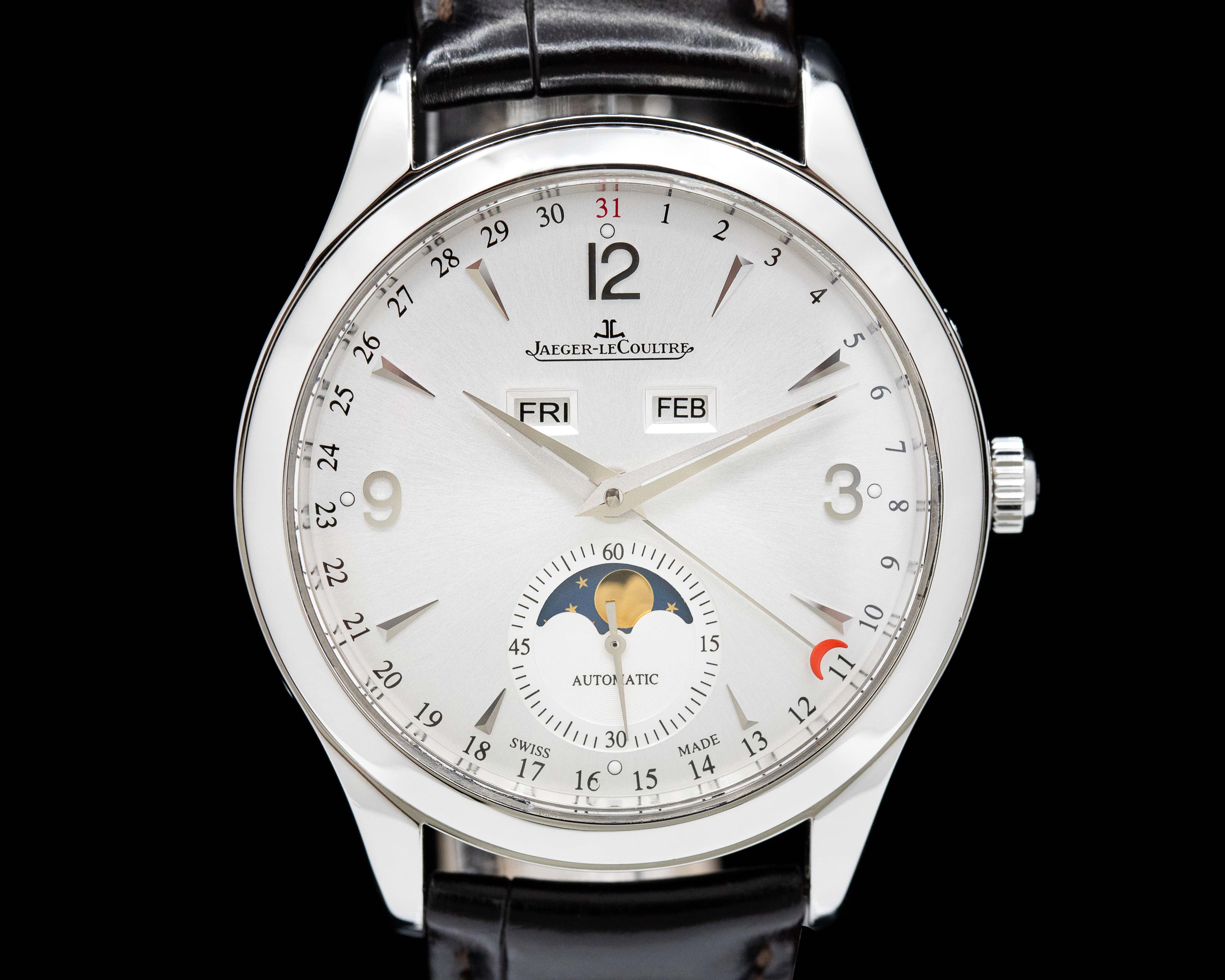 Jaeger LeCoultre Master Calendar SS Silver Dial