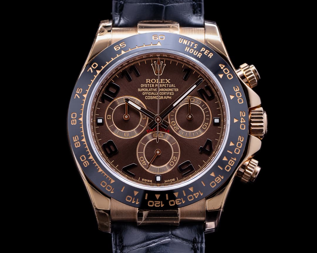 Rolex Cosmograph Daytona 116515LN 18K Rose Gold / Chocolate Dial 