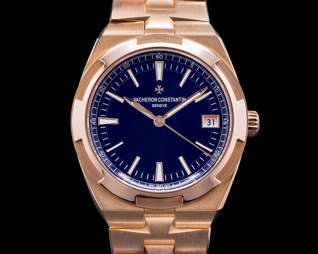 Vacheron Constantin Overseas 4500V/110R Automatic 41mm Blue Dial Rose Gold