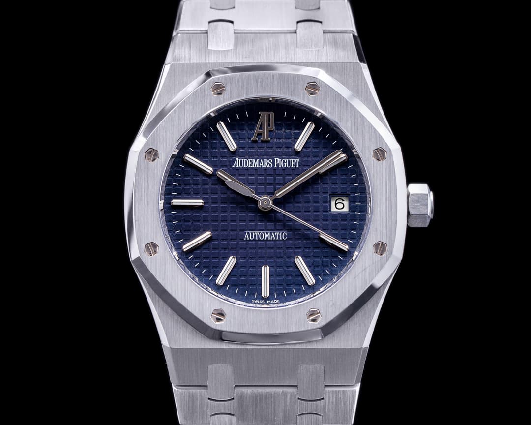 Audemars Piguet Royal Oak BLUE Dial 15300ST SS FULL SET